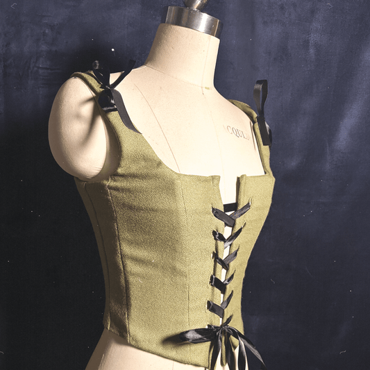 Vienna Corset Stays (Green Wool) in UK6