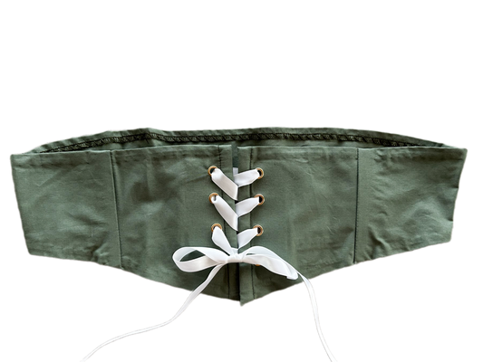 Wren Belt (Sage Green Organic Cotton) Size XL