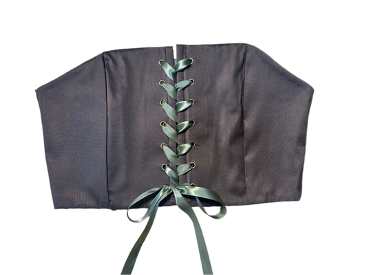 Muse Corset (Bronzite) (Green Ribbon) in L-XL