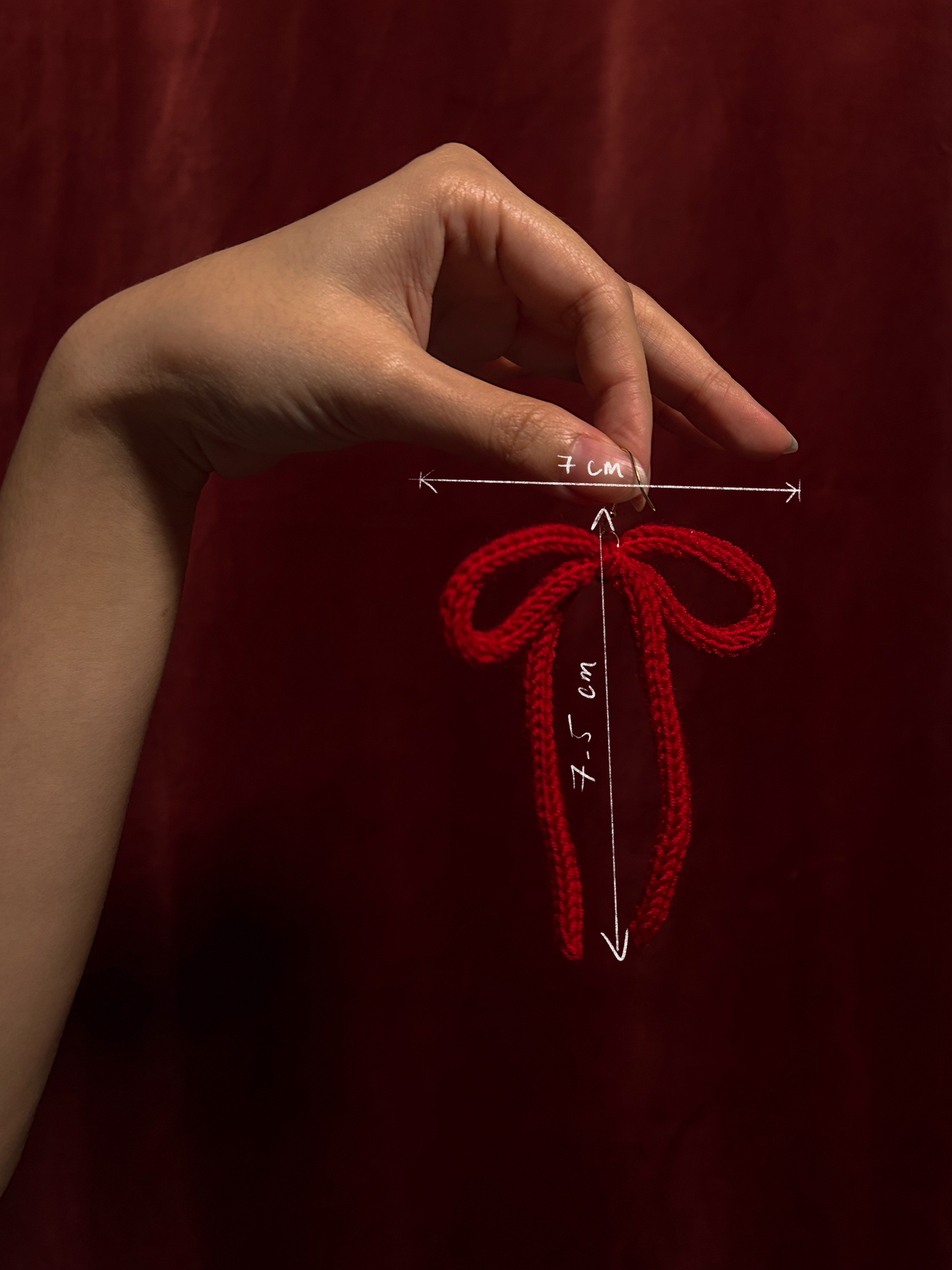 Ruby Oblivion Earrings (Hook)